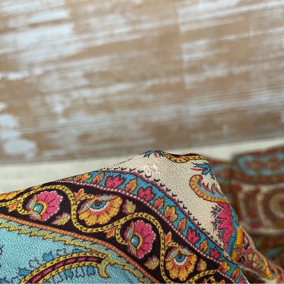 Zimmerman Relaxed Fit High Rise Straight Leg Pants Boho Preppy Western Womens S - Picture 6 of 7